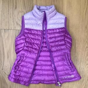 Puffer vest, purple free country brand size 4/5 kids
